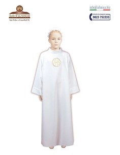 Abito di Prima Comunione UNISEX con ricamo OSTIA- 406-ROS