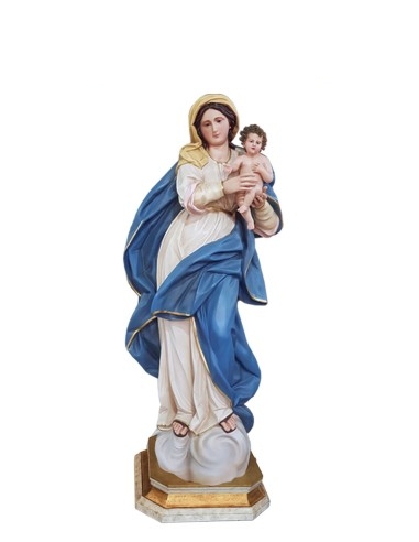 Virgen Milagrosa con el Niño 140 cm - LINEA ORO...
