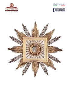 Tabernacolo a muro MAXY con teca per esposizione - TAB947