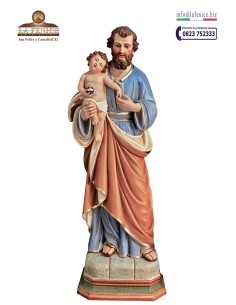 Saint Joseph de la Tendresse avec l'Enfant de 180 cm -...
