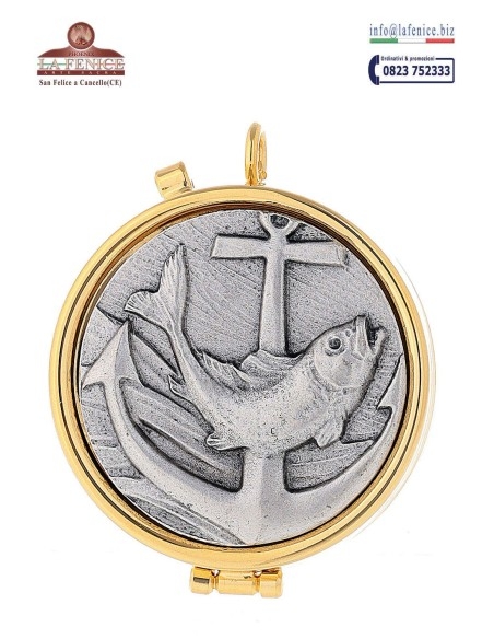Custode à particules avec "Ichthýs", diamètre 5,4 cm - TEC1921