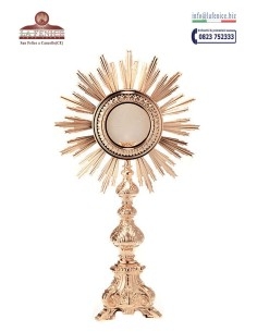 Ostensorio per ostia magna, diametro teca cm.15 - OST463M