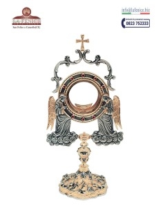 Ostensoir avec Anges, hauteur 37 cm - OST3190