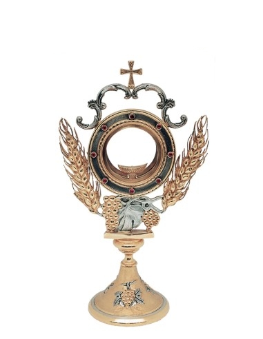 Custodia con "Epigas y uva", cm.40 de alto -...