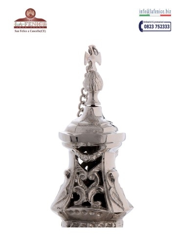 Incensario y barco plateados - TRB390