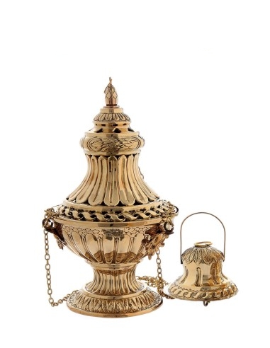 Golden thurible and boat - TRB369.