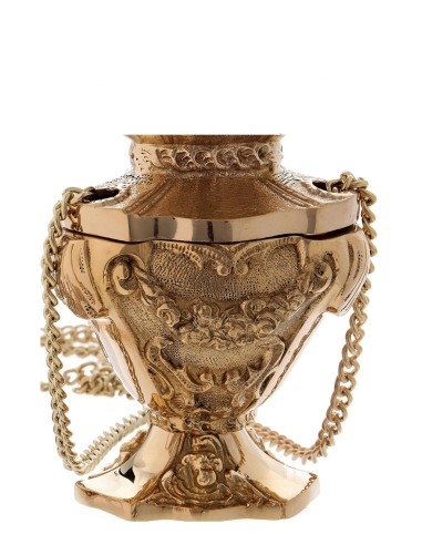 Golden thurible and boat - TRB390