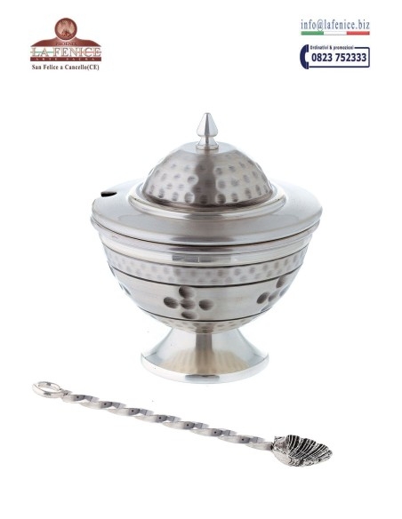 Silver finished thurible and boat - TRB3374