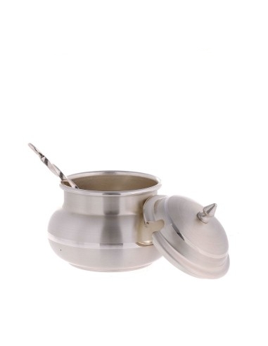 Silver finished thurible and boat - TRB3019