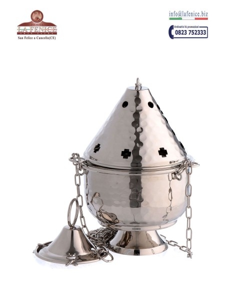 Silver finished thurible - TRB1820