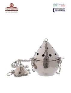 Golden or silver finished thurible - TRB801