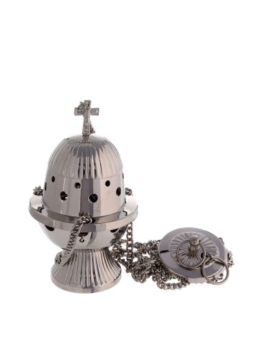 Incensario plateado o dorado - TRB446