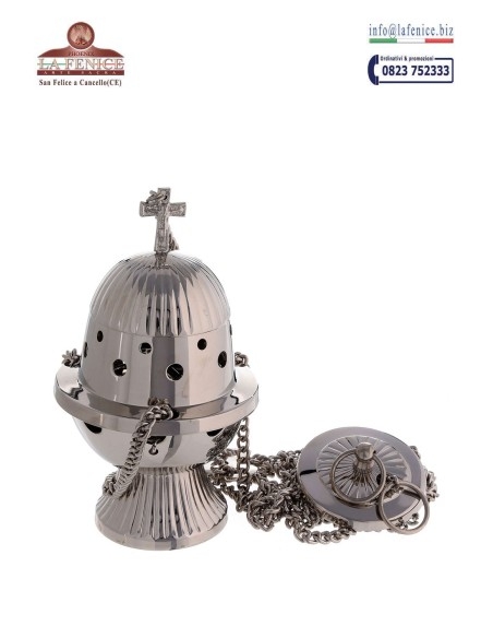 Golden or silver finished thurible - TRB446