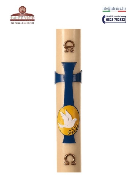 EASTER BEESWAX CANDLE WITH BAS-RELIEF - CPD80120