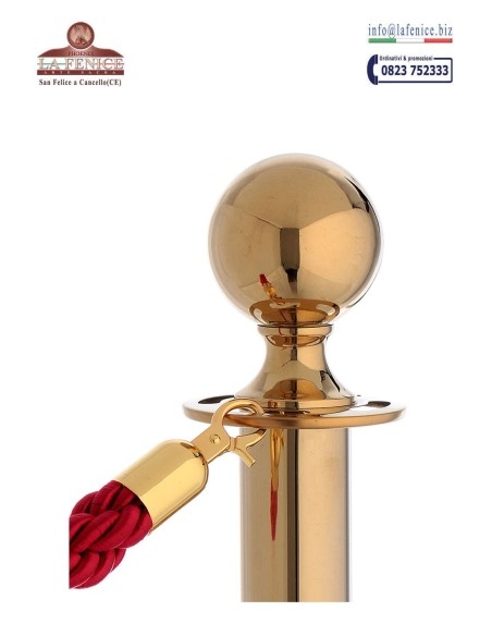 Gold plated brass pole - PNT715-ECO