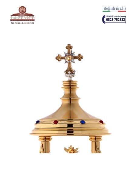 Monstrance with "Evangelists" and "Angels", height 62 cm - OST3016