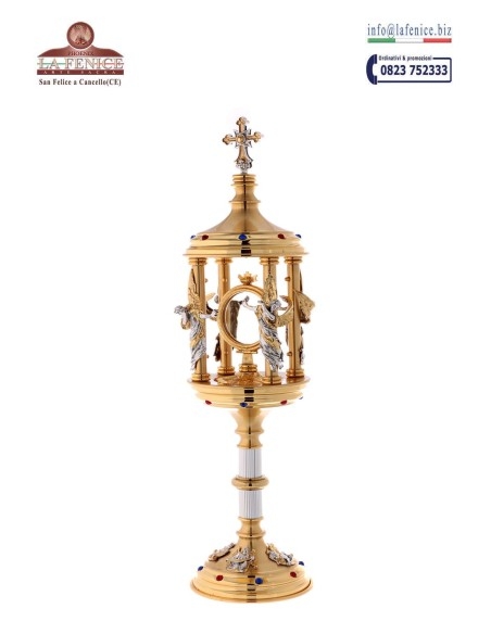 Monstrance with "Evangelists" and "Angels", height 62 cm - OST3016