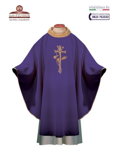 CAS577-ORO - Embroidered Chasuble.  -  CAS577-ORO