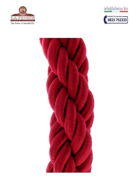 Cuerda roja de delimitaciòn, Diametro cm.3 - CRD726