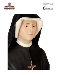 Santa Faustina Kowalska de 130 cm - FAU187 2