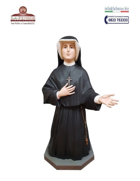 Santa Faustina Kowalska in ginocchio da cm.90 - FAU187