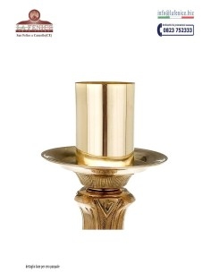 Candeliere per altare e da mensa in ottone - CND580  -  CND580 2