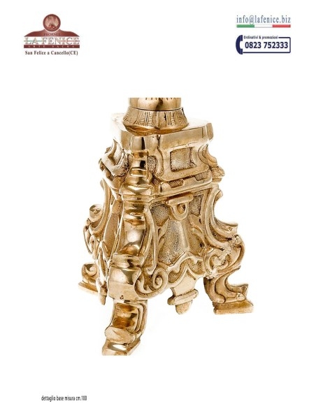 Candeliere per altare e da mensa in ottone - CND580