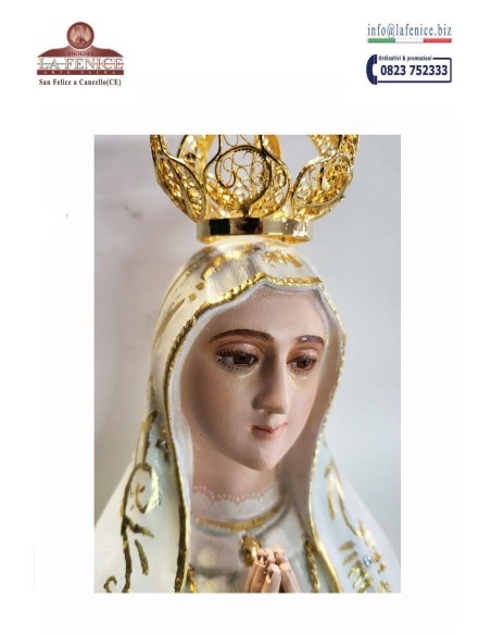Madonna di Fatima cappellina - LINEA ORO - FAT223ORO