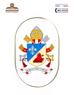 Pope Leo XIV wall shield - Shield-LXIV
