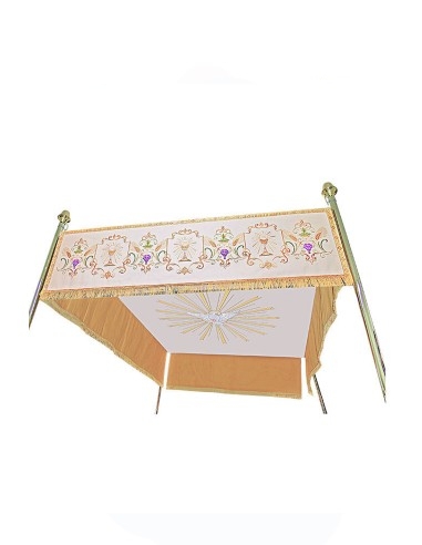 CHALICE embroidered processional canopy - for 6...
