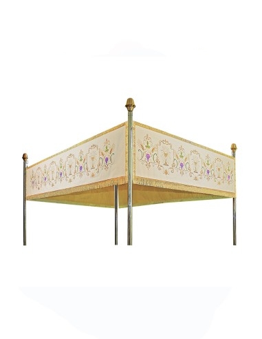 CHALICE embroidered processional canopy - for 4 rods - BDL3344