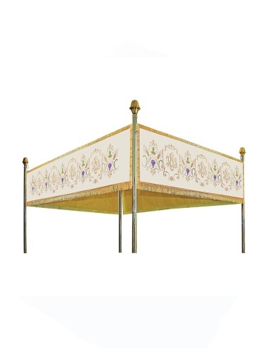 JHS embroidered processional canopy - for 4 rods - BDL3345