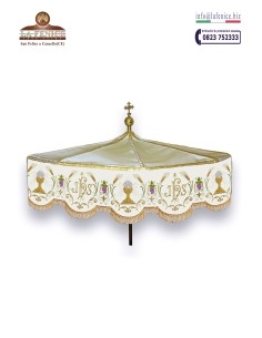 Embroidered processional umbrella - OMB3348