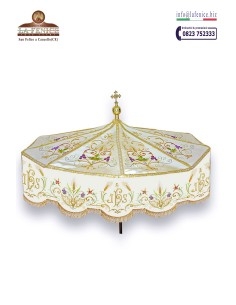 Embroidered processional umbrella - OMB3351