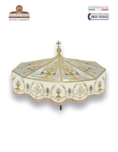 Embroidered processional umbrella - OMB3349