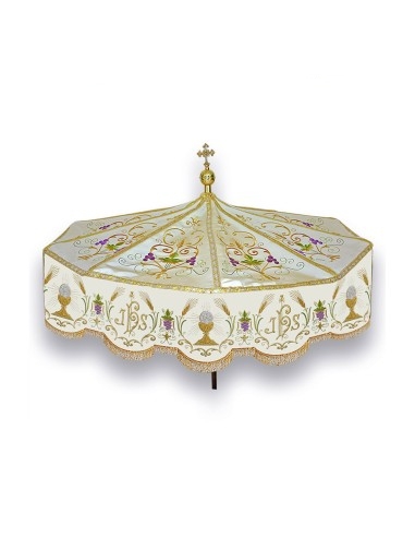 Embroidered processional umbrella - OMB3349