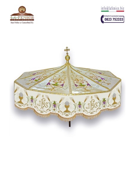 Embroidered processional umbrella - OMB3349
