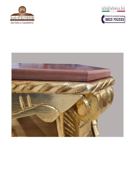 Maxy wooden base for statue. Gold leaf finished. - PDN100