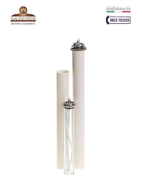 Finta candela e contenitore per cera liquida - FC