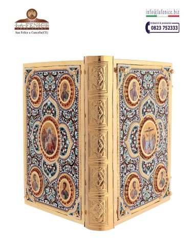 Portada para libro leccionario y evangelio -...