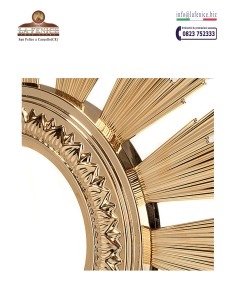 Ostensorio per ostia magna, diametro teca cm.15 - OST463M 2