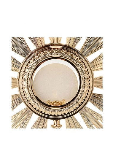 Monstrance for ostia magna, diameter 15 cm -...