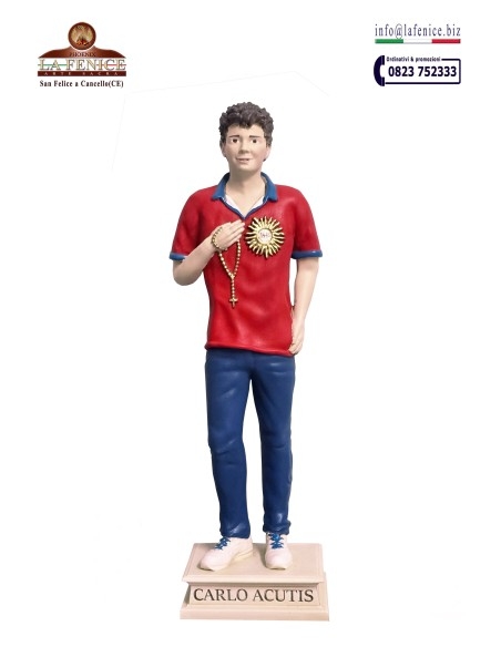 Santo Carlo Acutis , medida cm.20, cm.30 o cm.40 - ACT930-40