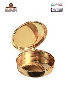 Teca per particole con medaglione "JHS" in legno,... 2