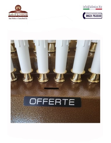 Candélabre votif électrique à boutons avec 29...