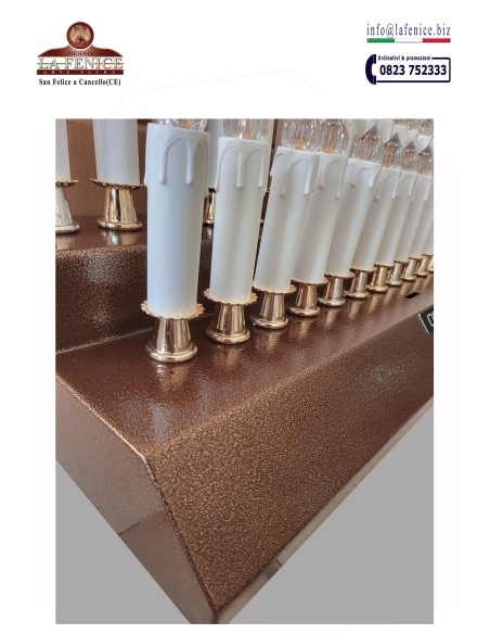 29 LED LIGHTS votive candelabra with buttons - CVM.