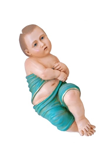 Antiqued classic baroque Baby Jesus - GB555