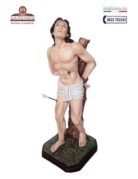 SEB144 - San Sebastiano martire da cm.60  -  SEB144-60 SEB144 - San Sebastiano martire da cm.60  -  SEB144-60