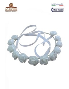 Flower circular crown for first communion dress - COR