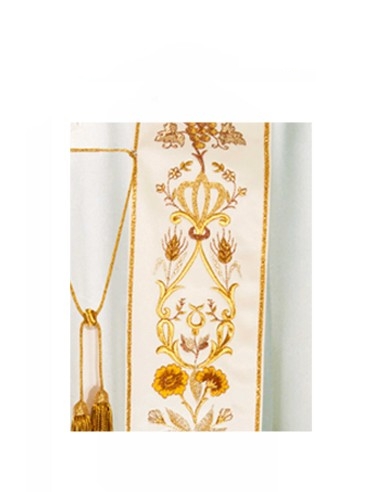Stole embroidered with rich embroidery - STO16481